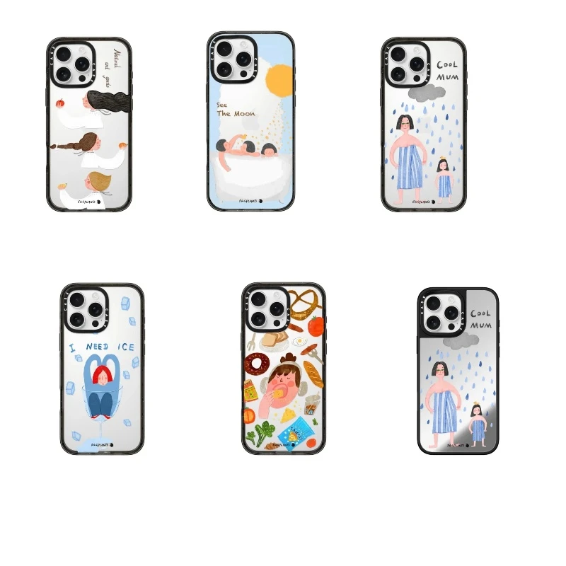 CASE插画师新苹果17适用iPhone15手机壳明星创意潮牌14防摔13保护