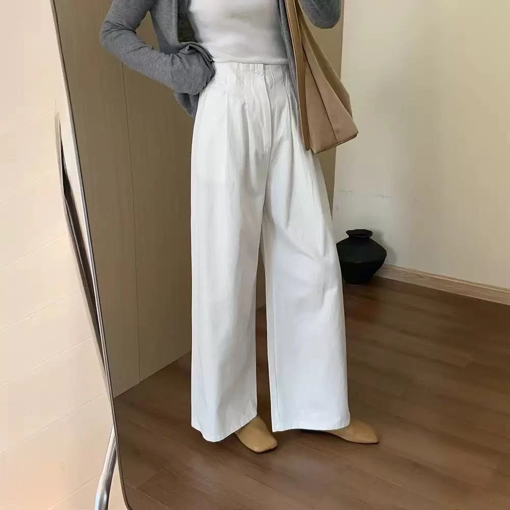 【现货➕运费险】2509韩版西装裤时尚休闲百搭夏季宽松显瘦运动高腰