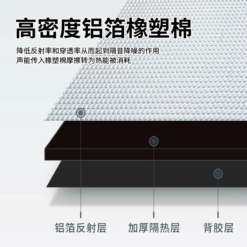 养殖棚隔热保温棉防水防火自粘隔音隔热铝箔材料厂房彩钢瓦隔热