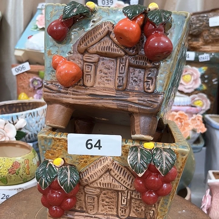 红陶不粗陶多肉花盆