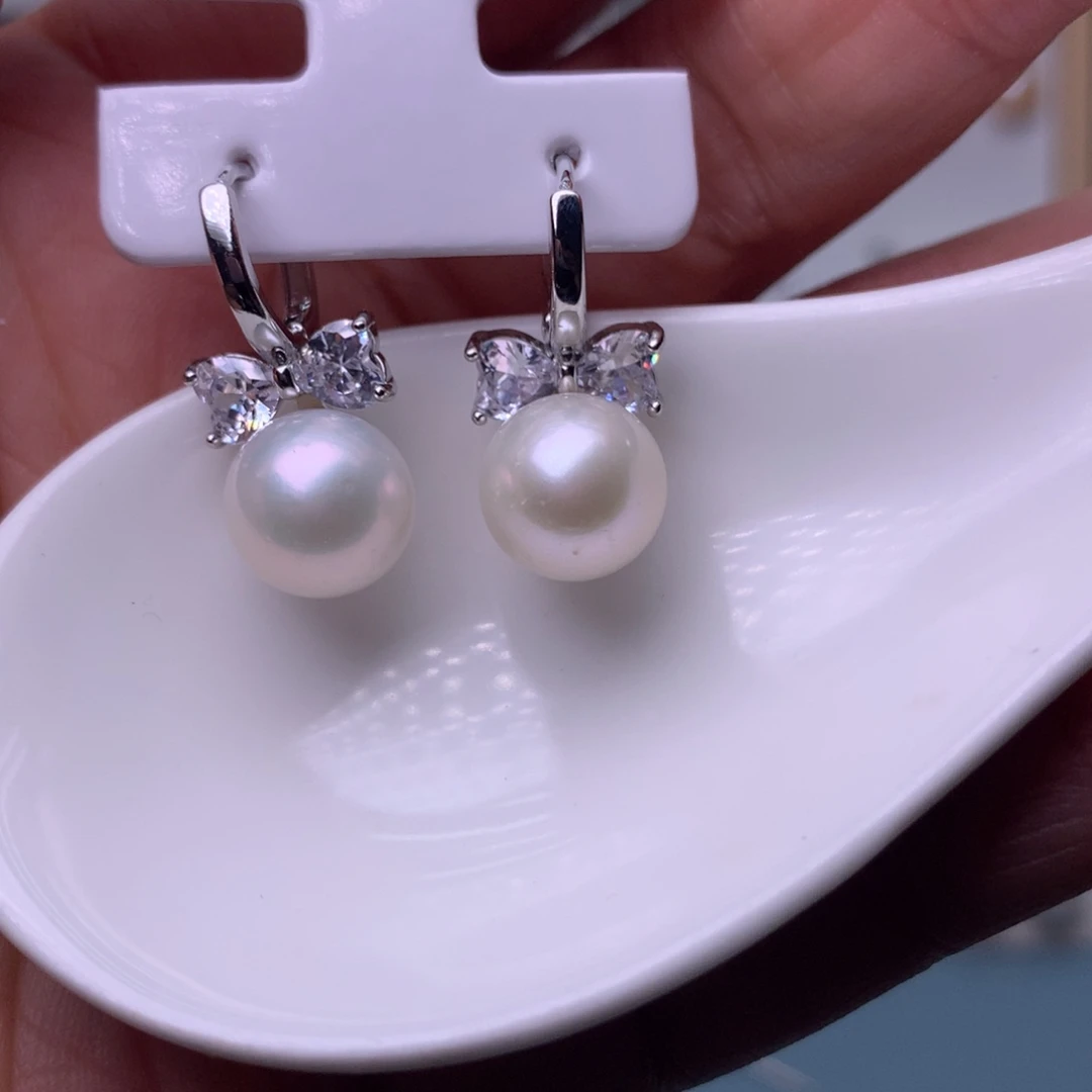 未镶嵌耳饰淡水珍珠