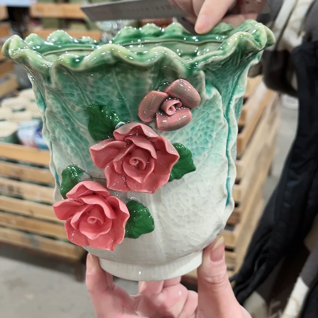 【闪购商品】陶瓷陶瓷多肉植物花盆