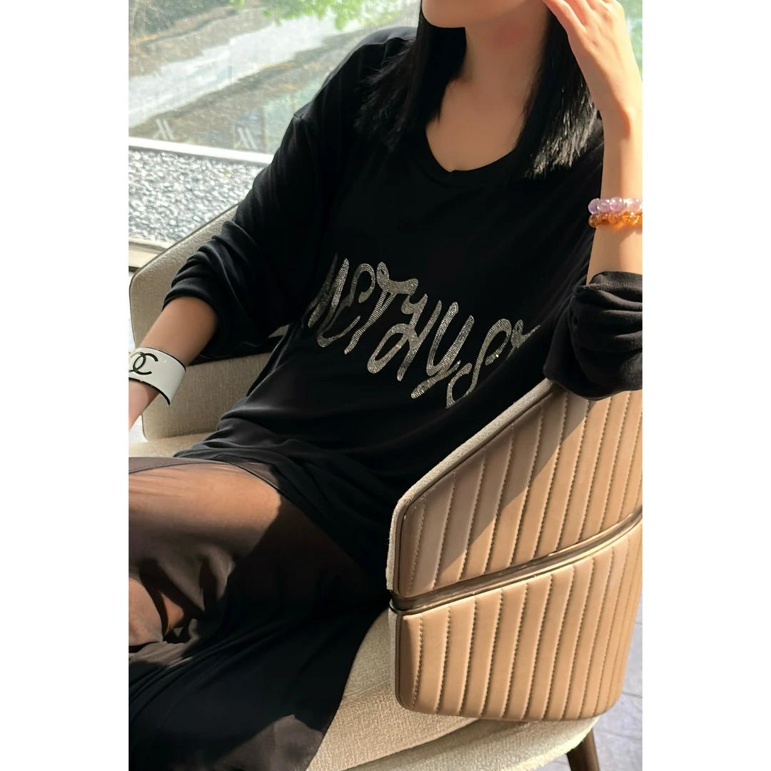 紫紫 紫门T  软糯桑蚕丝懒风宽松轻薄款防晒罩衫上衣 ZD03SZYL312