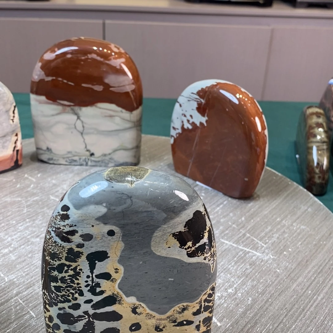 石材广西国画石草花石