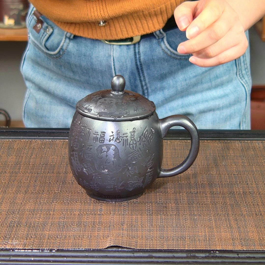 紫砂茶杯高货放漏