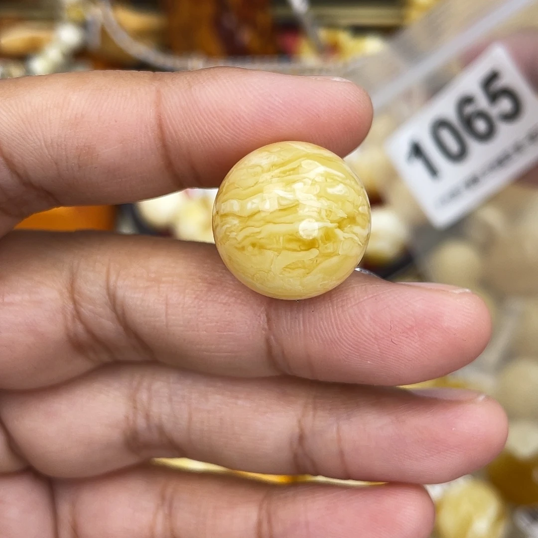 蜜蜡未镶嵌珠宝奇石小坑19虎皮
