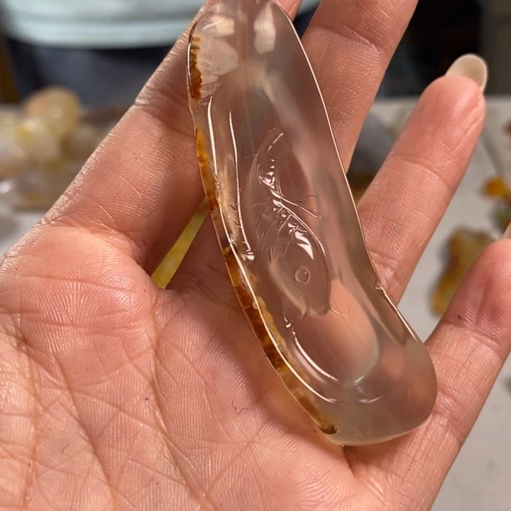 玛瑙/玉髓吊坠(不含链)未镶嵌