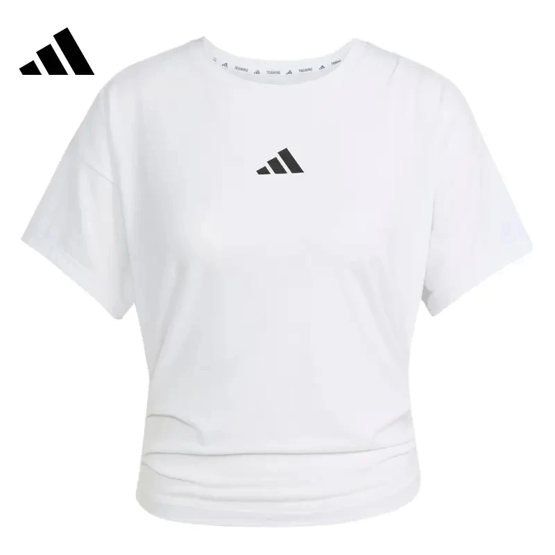 adidas/阿迪达斯女子运动休闲短袖T恤JX1194