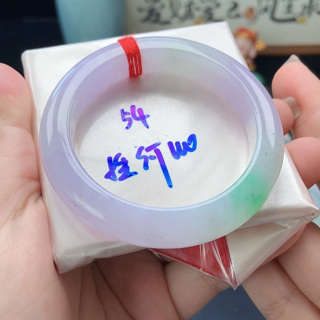 翡翠未镶嵌手镯70号