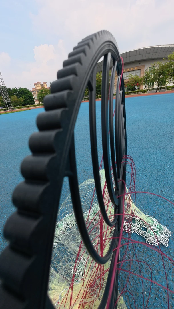 全新升级齿轮飞盘渔具捕鱼神器撒网飞盘网齿轮飞盘撒网