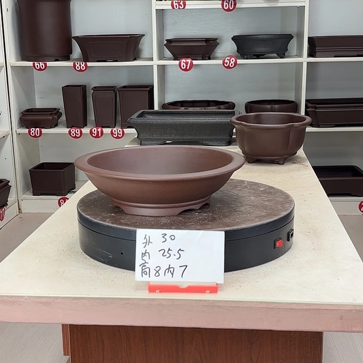 花盆紫砂下线圆盆