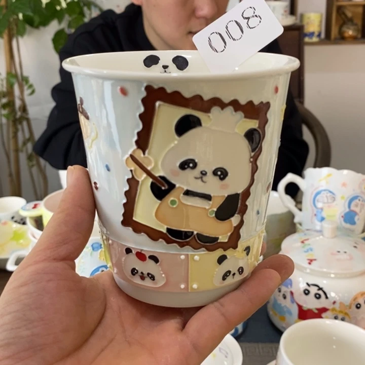 瓷片景德镇釉下彩手绘