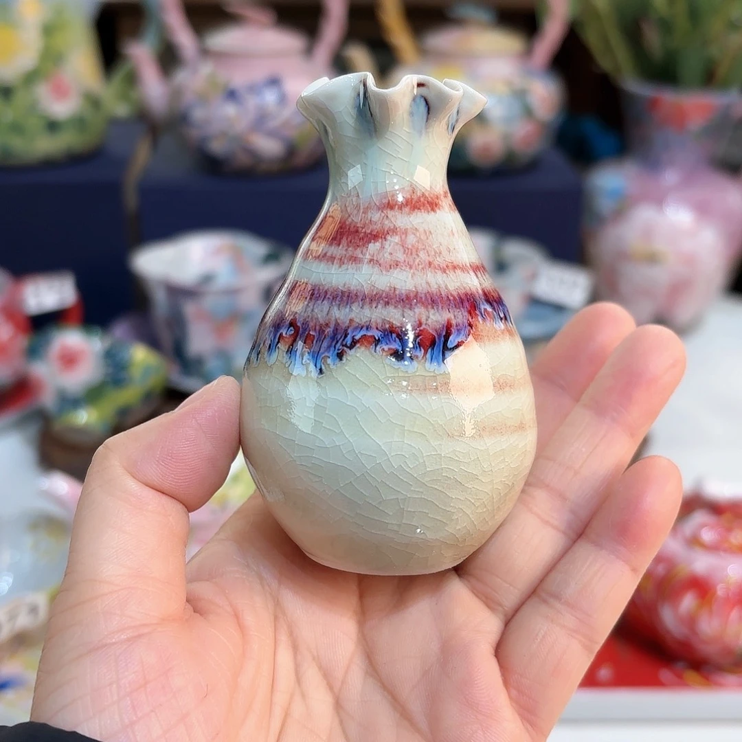 景德镇手绘高温釉下彩陶瓷茶具