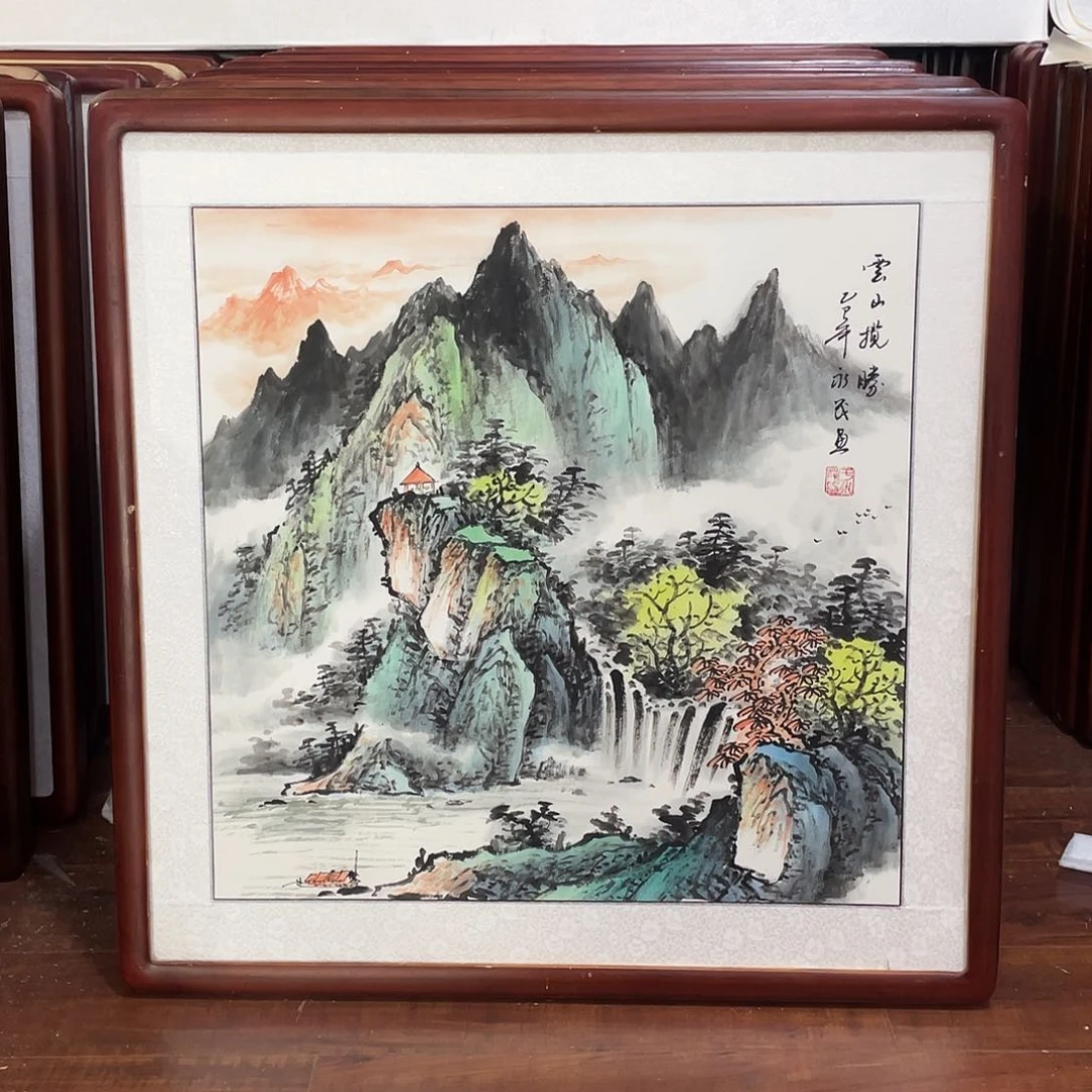 国画带框尺寸63*63厘米