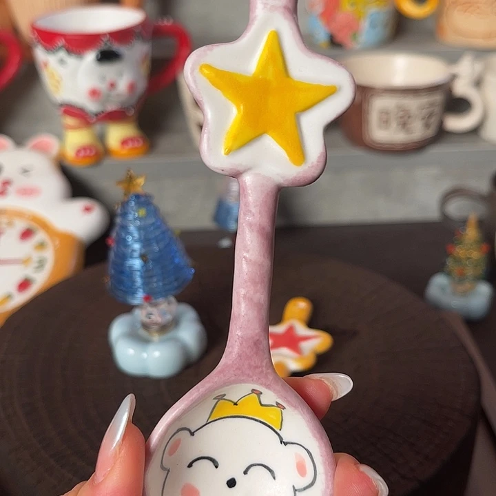 景德镇陶瓷可爱手绘杯