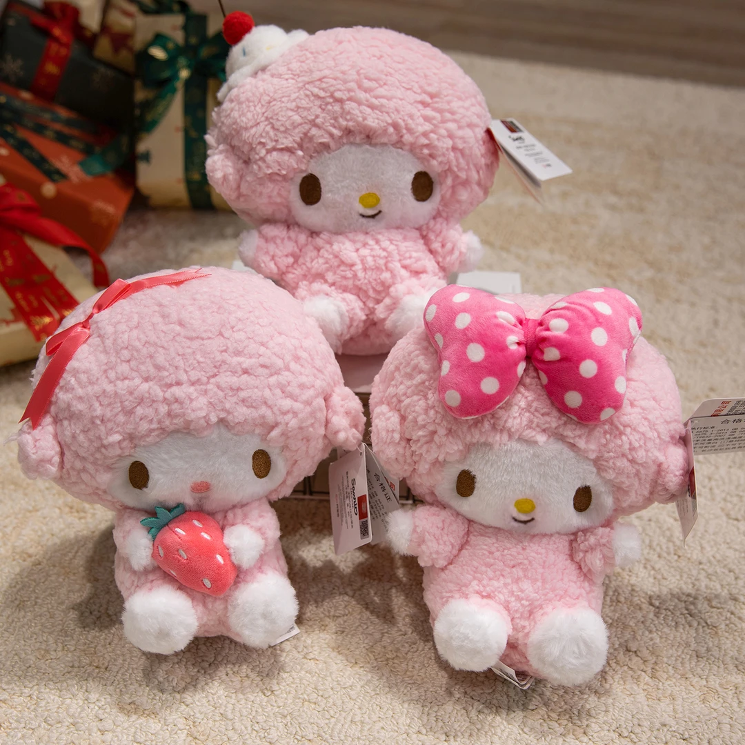 长亿可爱蝴蝶结款Piano小羊挂饰毛绒玩具必爱诺小羊公仔女友礼物