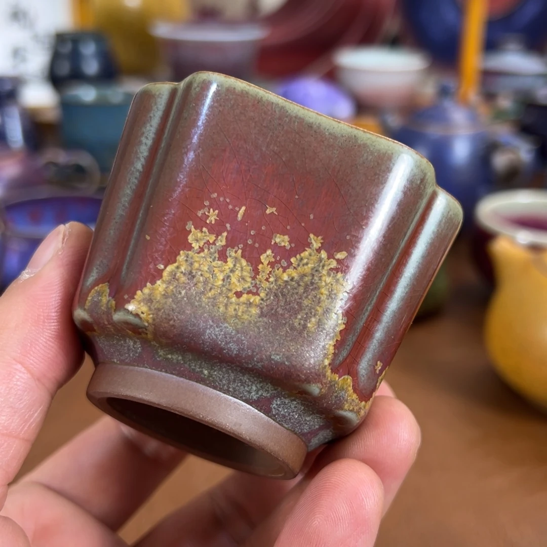 摆件瓷神垕钧瓷原矿釉清货39