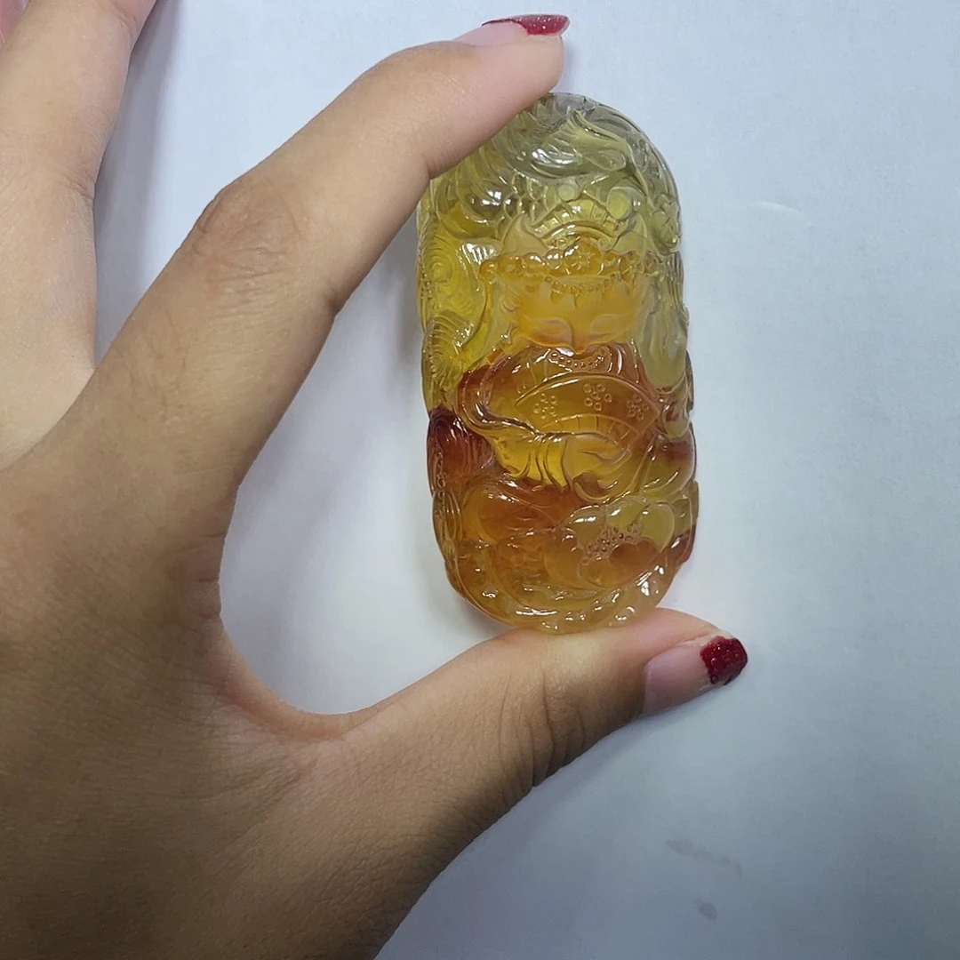 未镶嵌吊坠(不含链)水晶v****a水晶吊坠