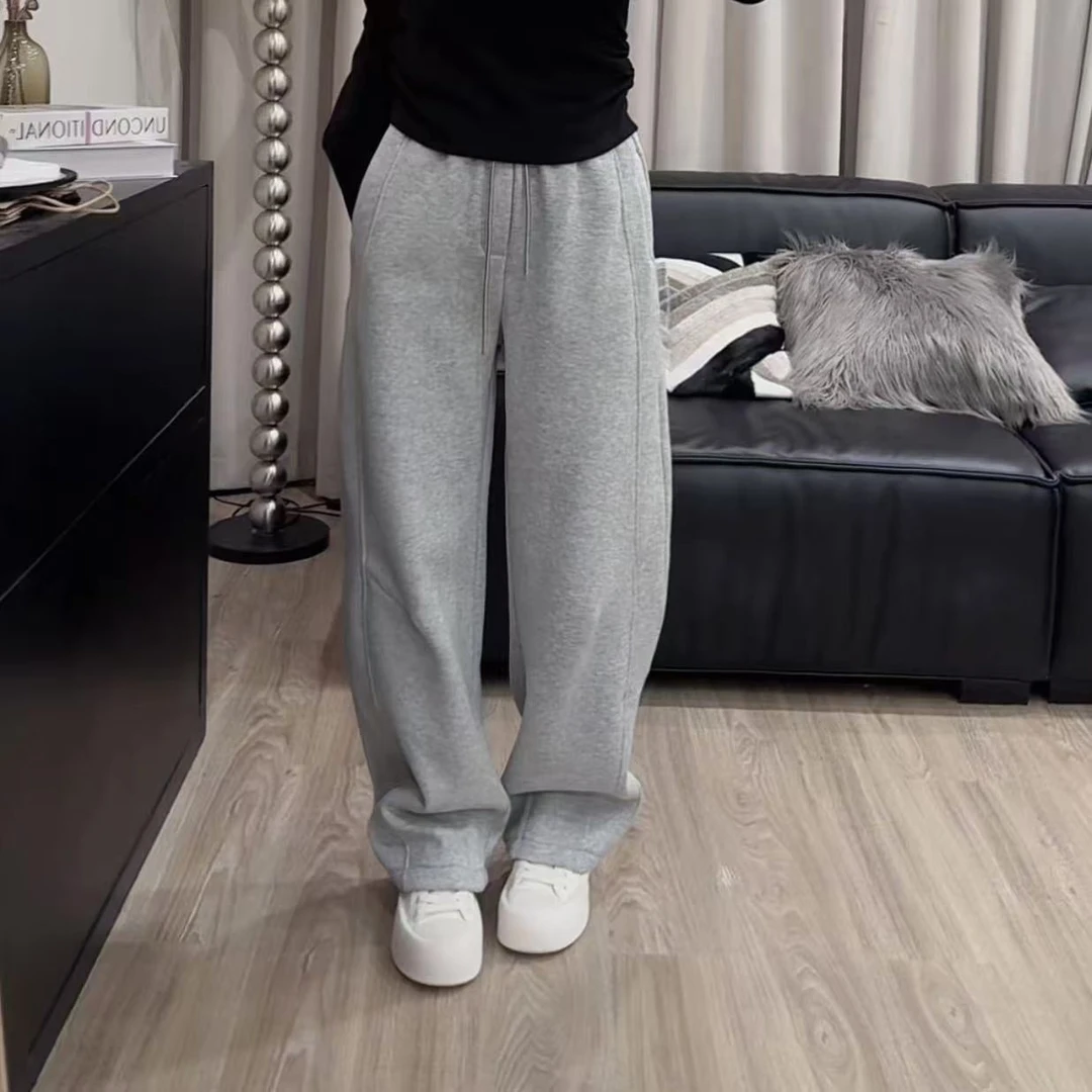 伟丽店2965款【弯刀卫裤】冬季窄版弯刀卫裤阔腿裤