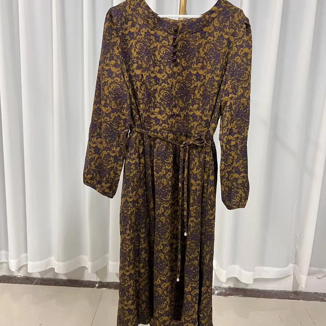 A73-A百搭显瘦连衣裙遮屁时尚舒适大气简约休闲极简风