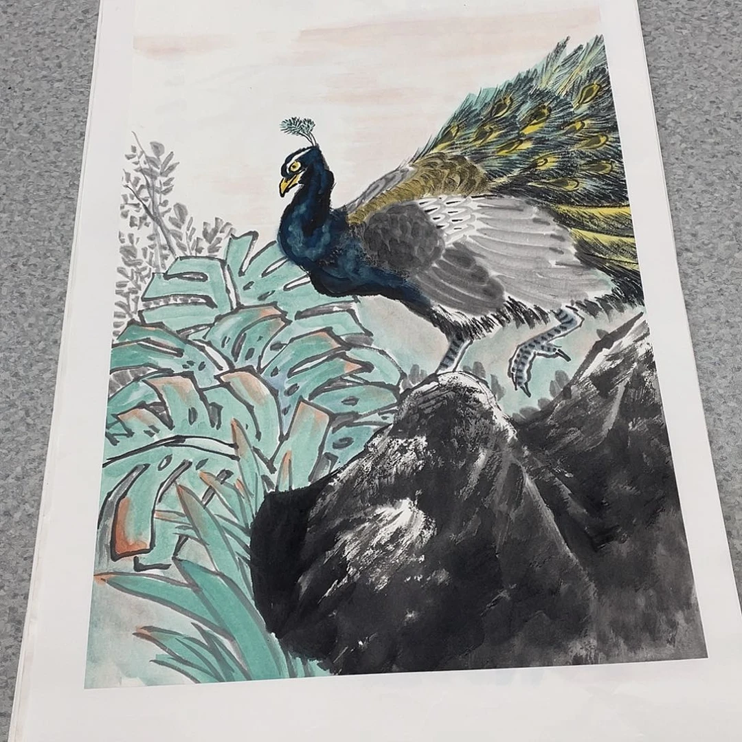 国画2平尺国画作品