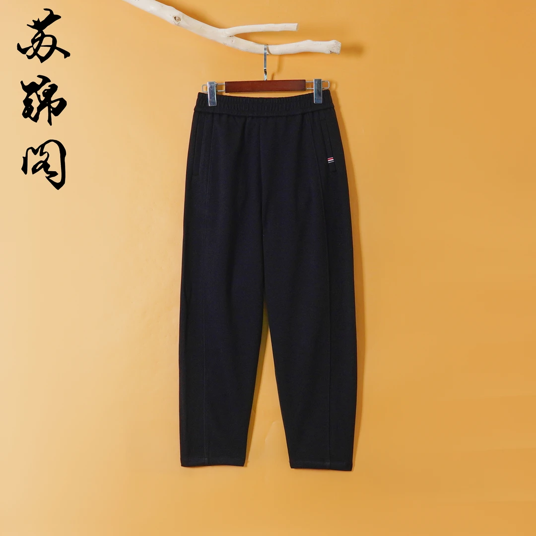 1709-2367新款休闲百搭宽松时尚舒适休闲裤春秋纯色直筒韩版秋季