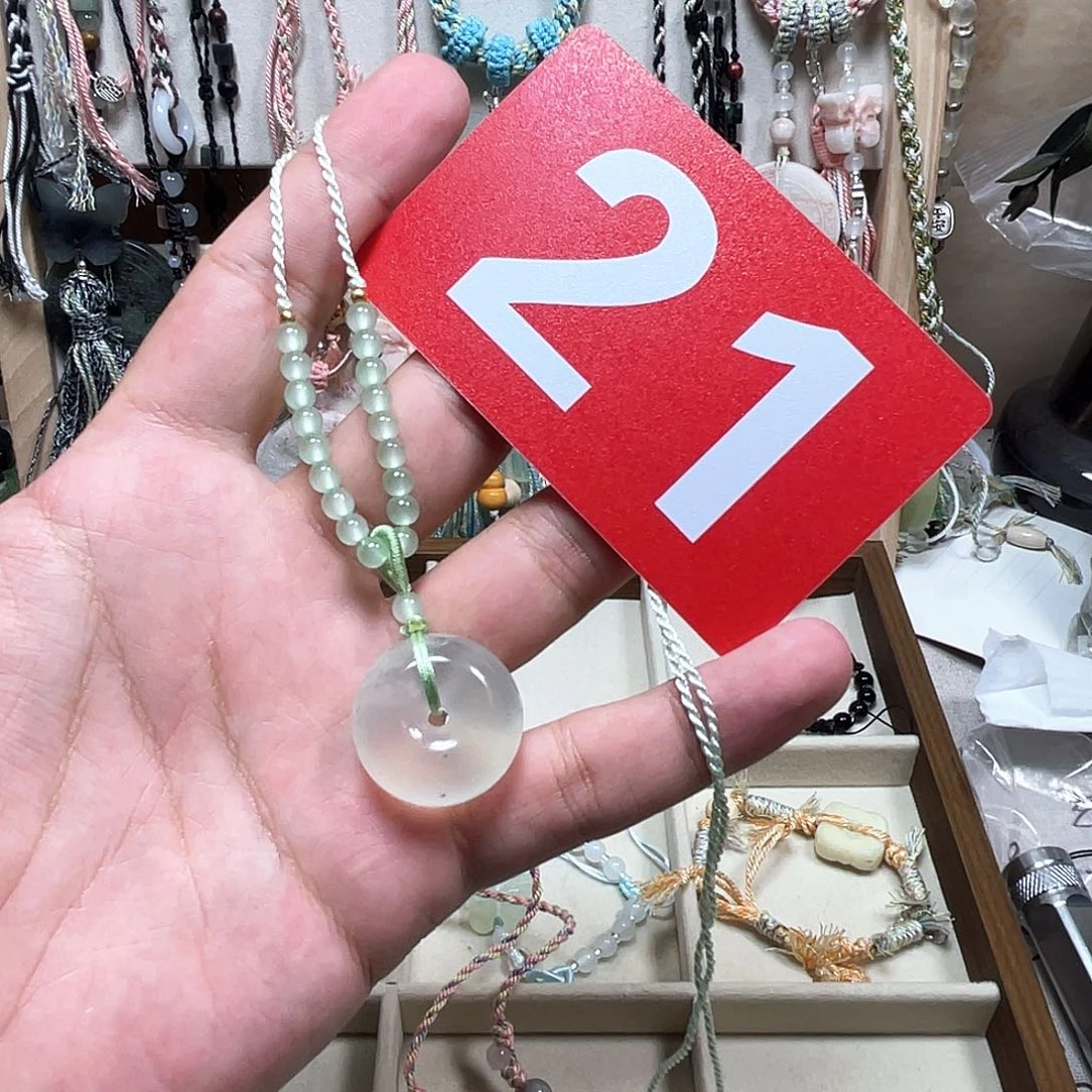 合金蛇纹石玉颈饰