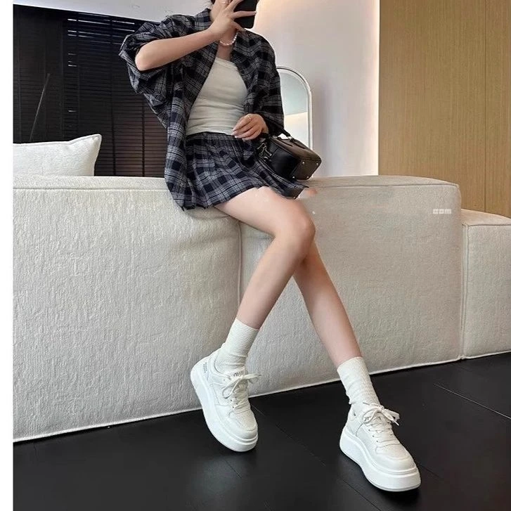 《姚家优麦汇》3301女鞋厚底透气增高经典百搭女款