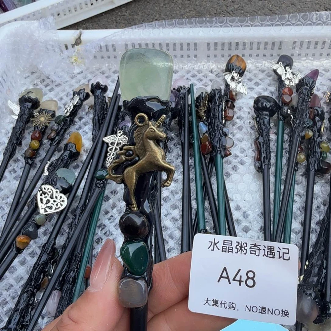 水晶手链22K金镶嵌萤石