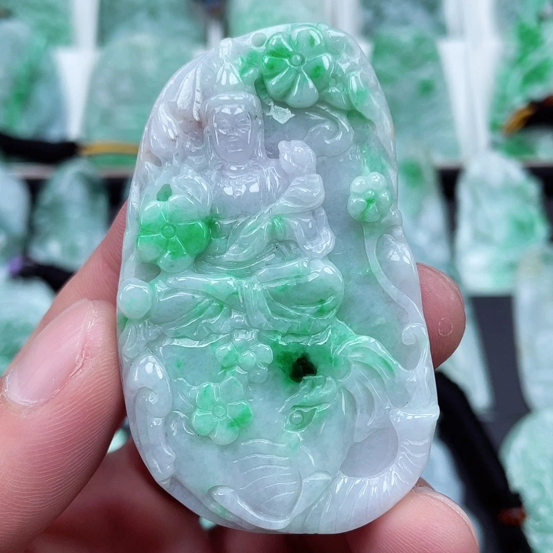 翡翠颈饰未镶嵌翡翠吊坠