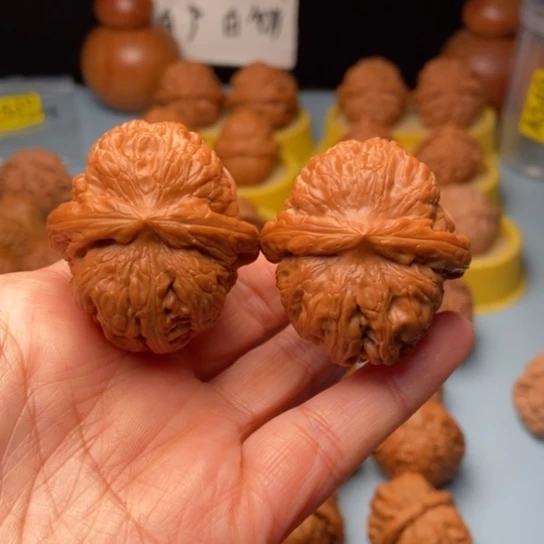 吊坠文玩核桃元宝精对 41