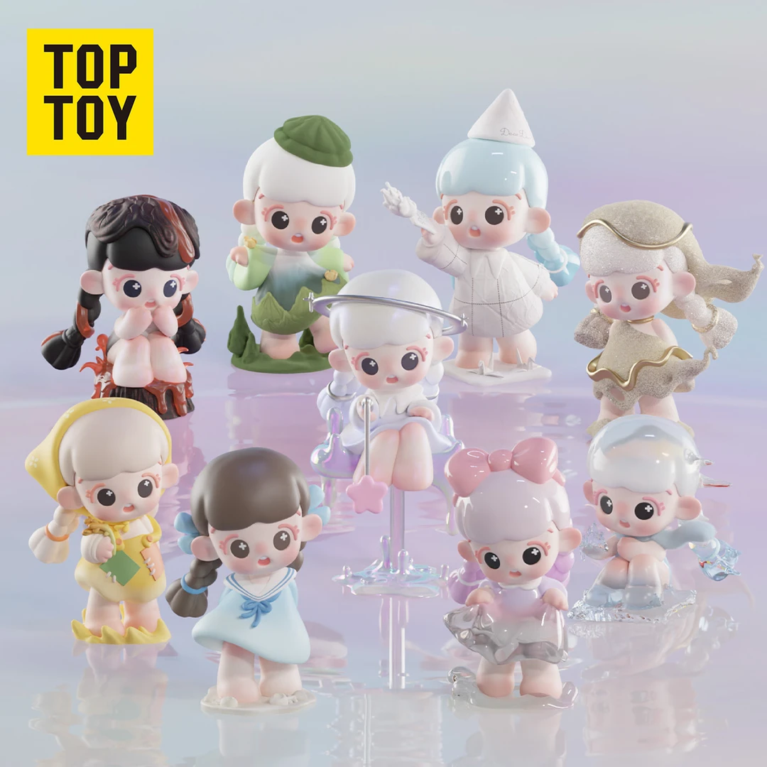 TOP TOY倒倒自然会有回答系列手办盲盒玩具礼盒圣诞礼物
