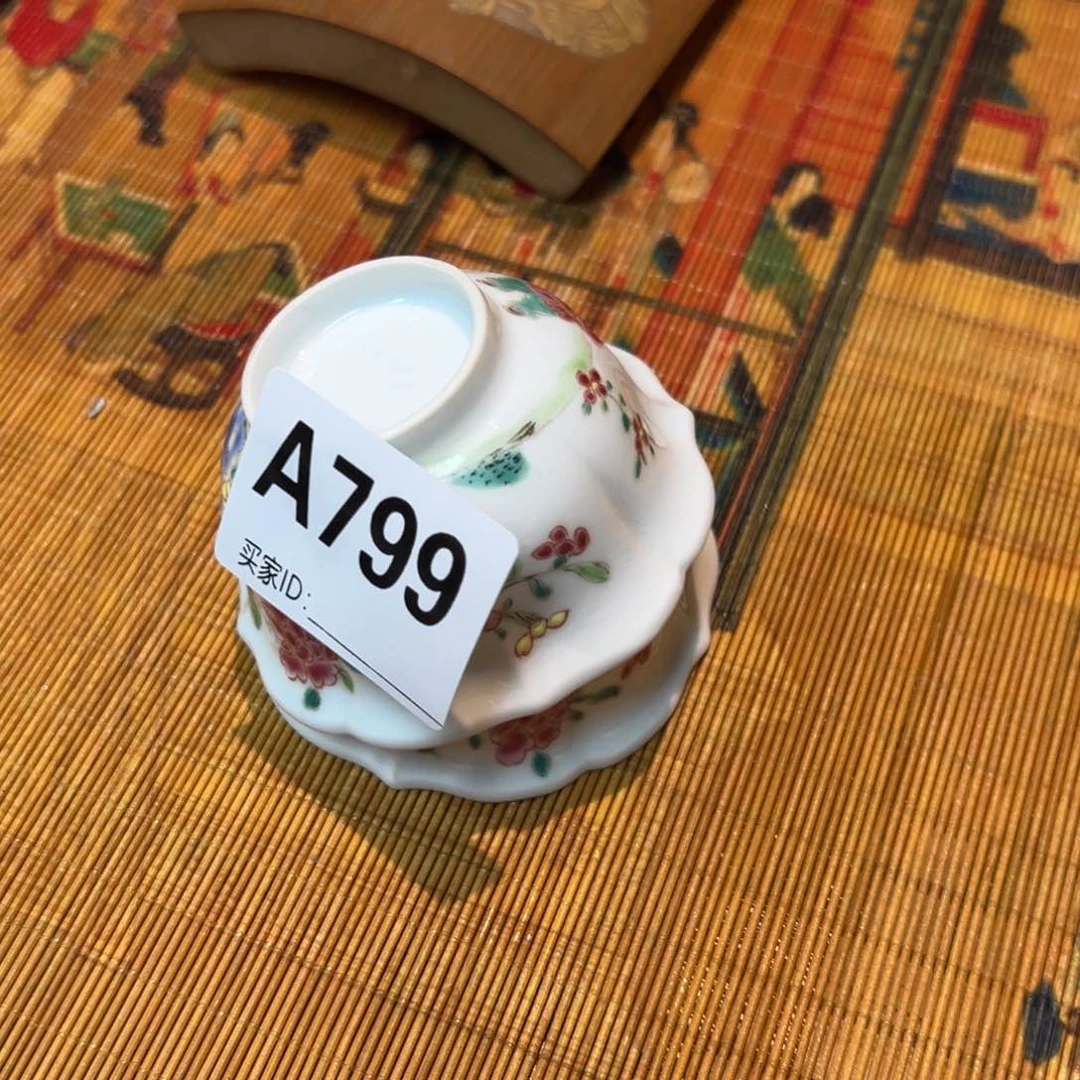 诗***怡老杯子一对编号799