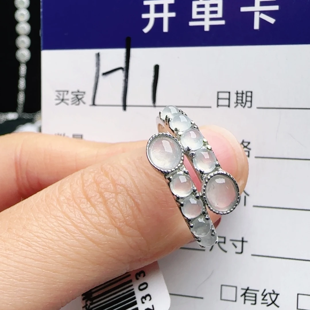 银S925镶嵌手链翡翠