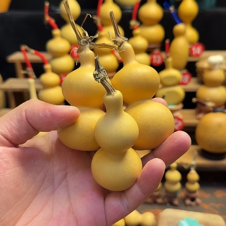 细***子木天然葫芦桌面摆件