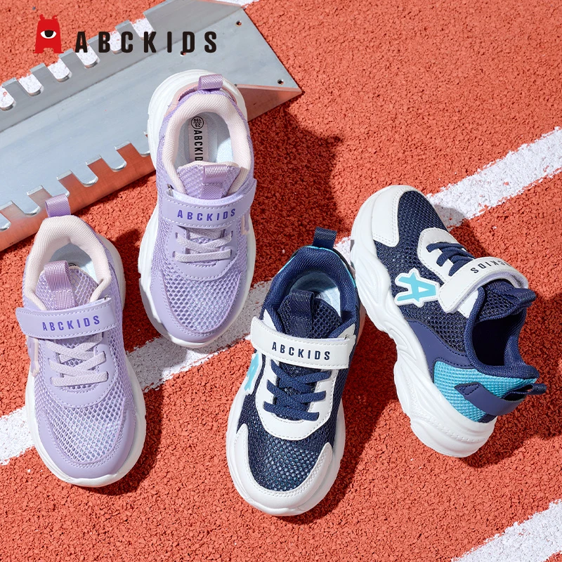 Abckids运动鞋夏季新款镂空网面透气网眼中大童鞋子SY433603756QZ