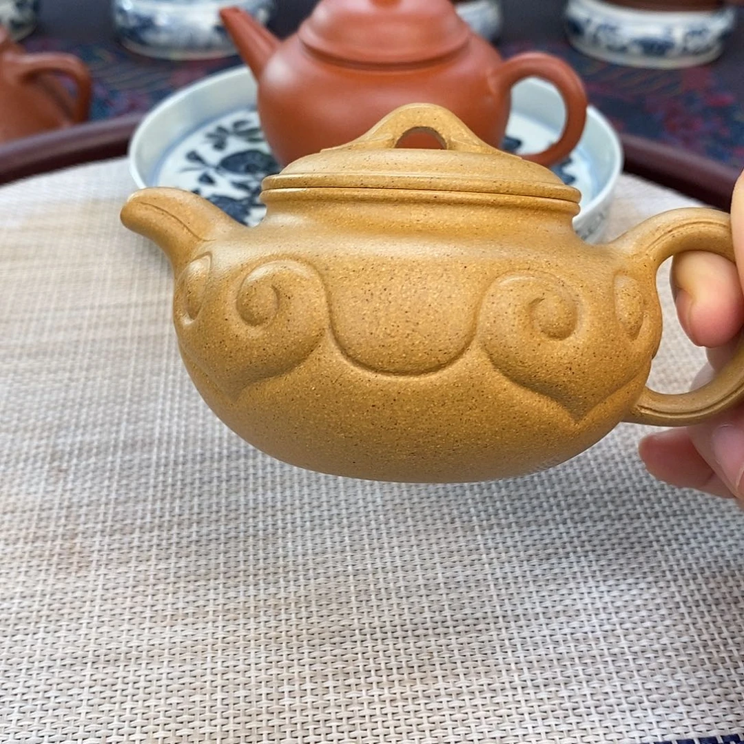 茶壶紫砂黄龙山原矿黄金段泥