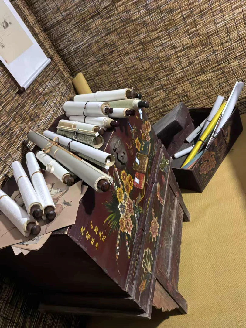 花鸟山水人物字画链接你 每发2