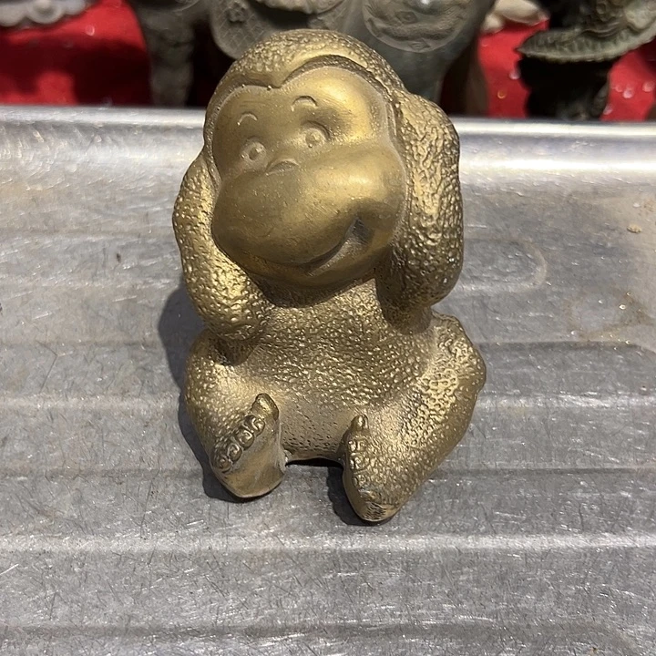 张***黄铜摆件，文房工艺品摆件