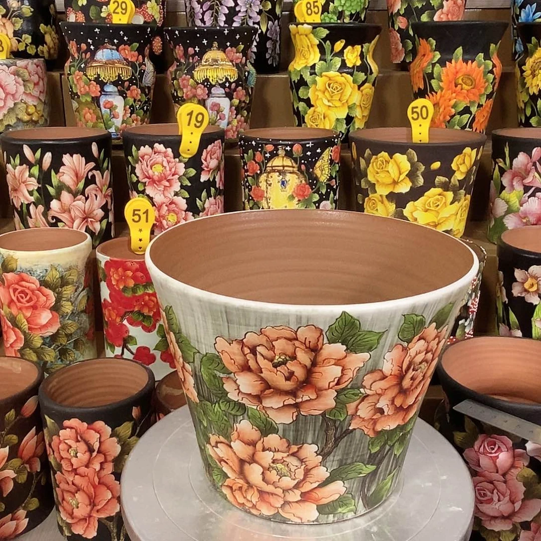 景德镇精品博采美盆20.5/16.5