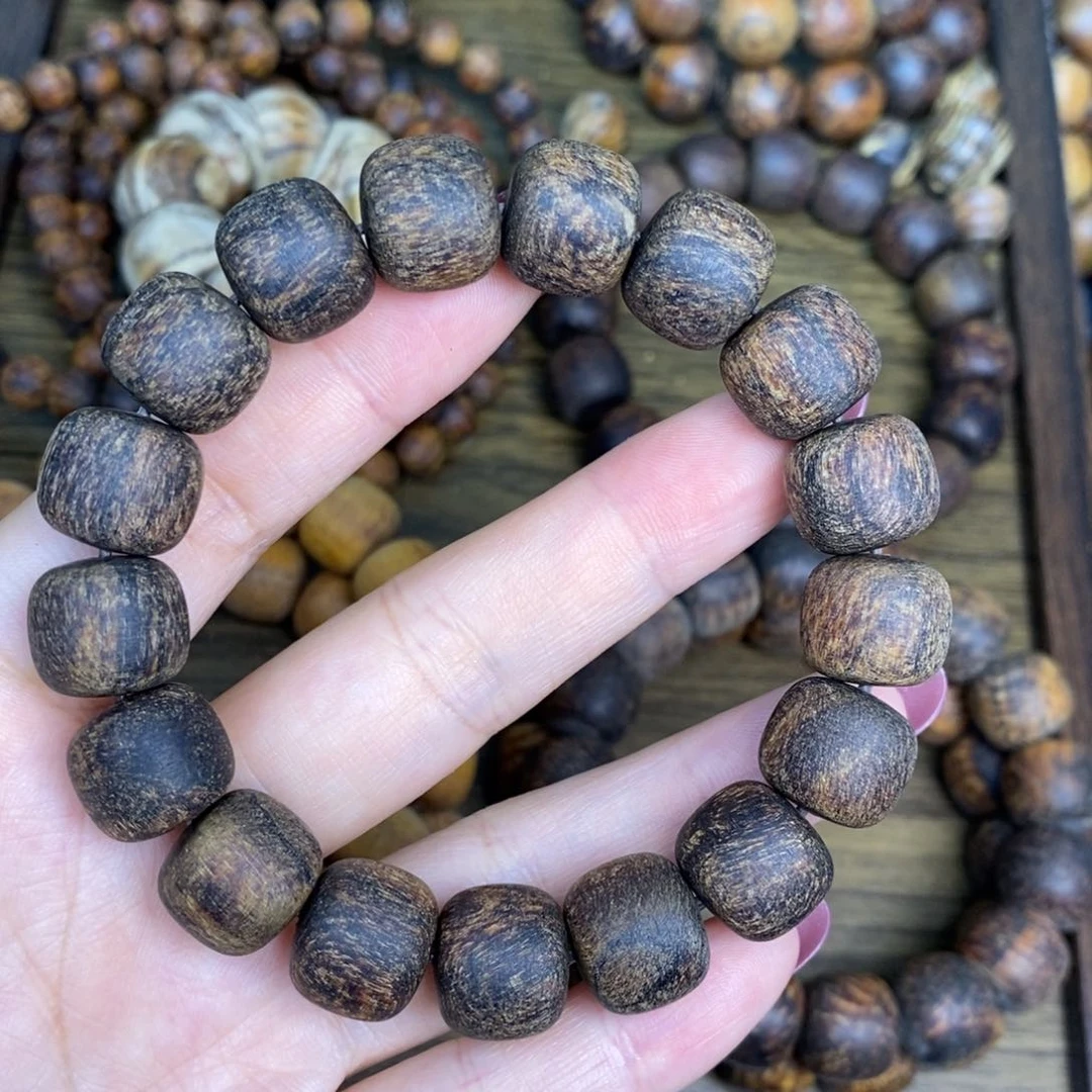 贡木手串/手链12/13黑油麻丝黑龙