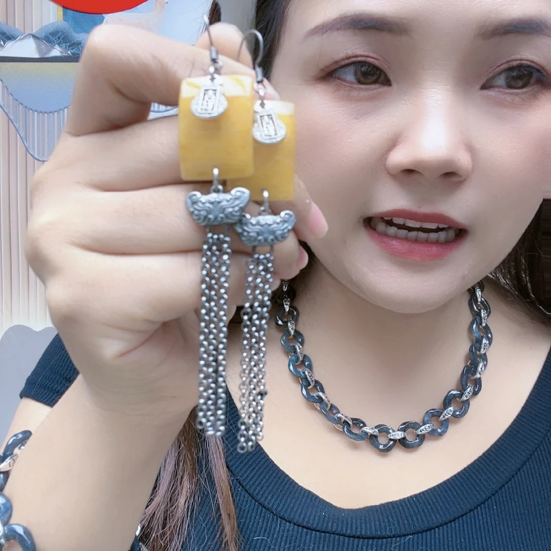 【闪购商品】未镶嵌翡翠耳饰