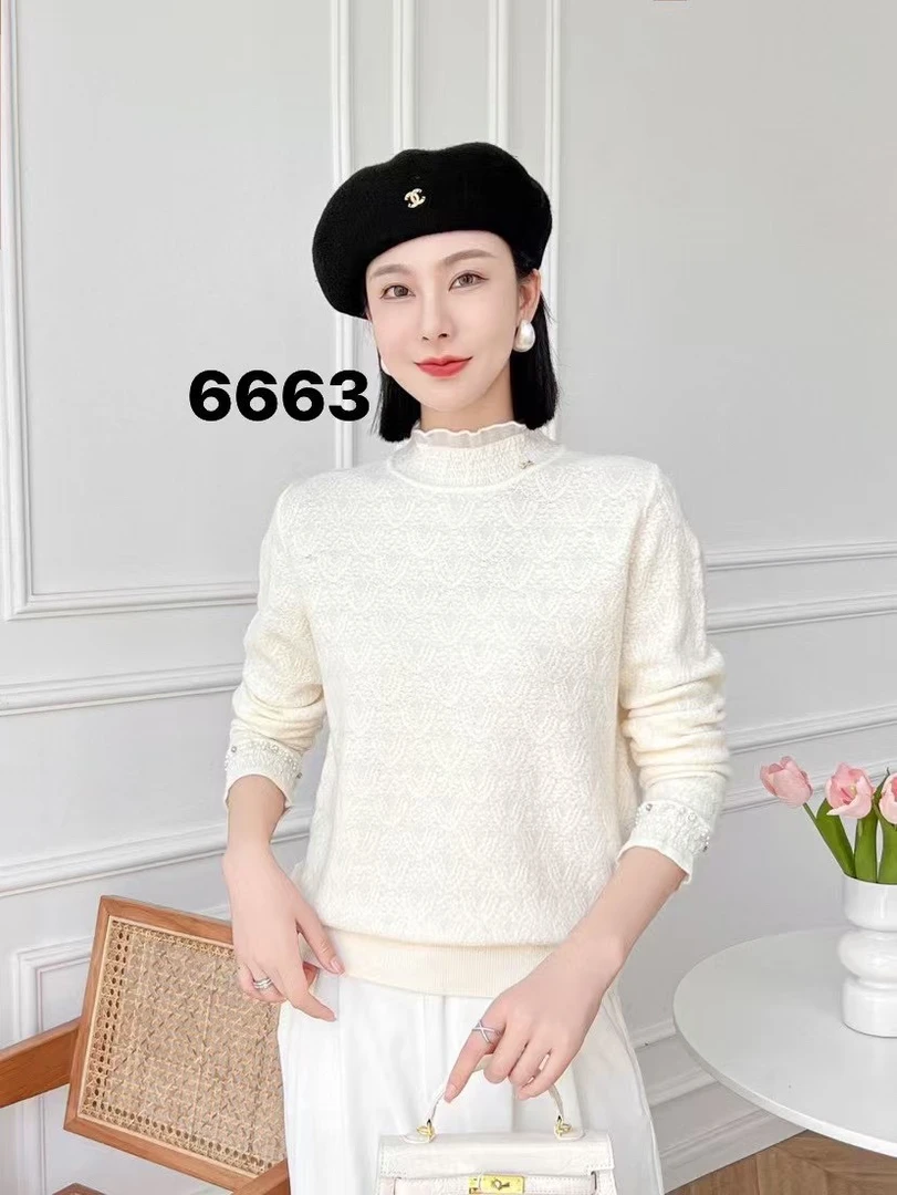 【尚品胖小妞】【6663】2025冬季新款百搭针织衫