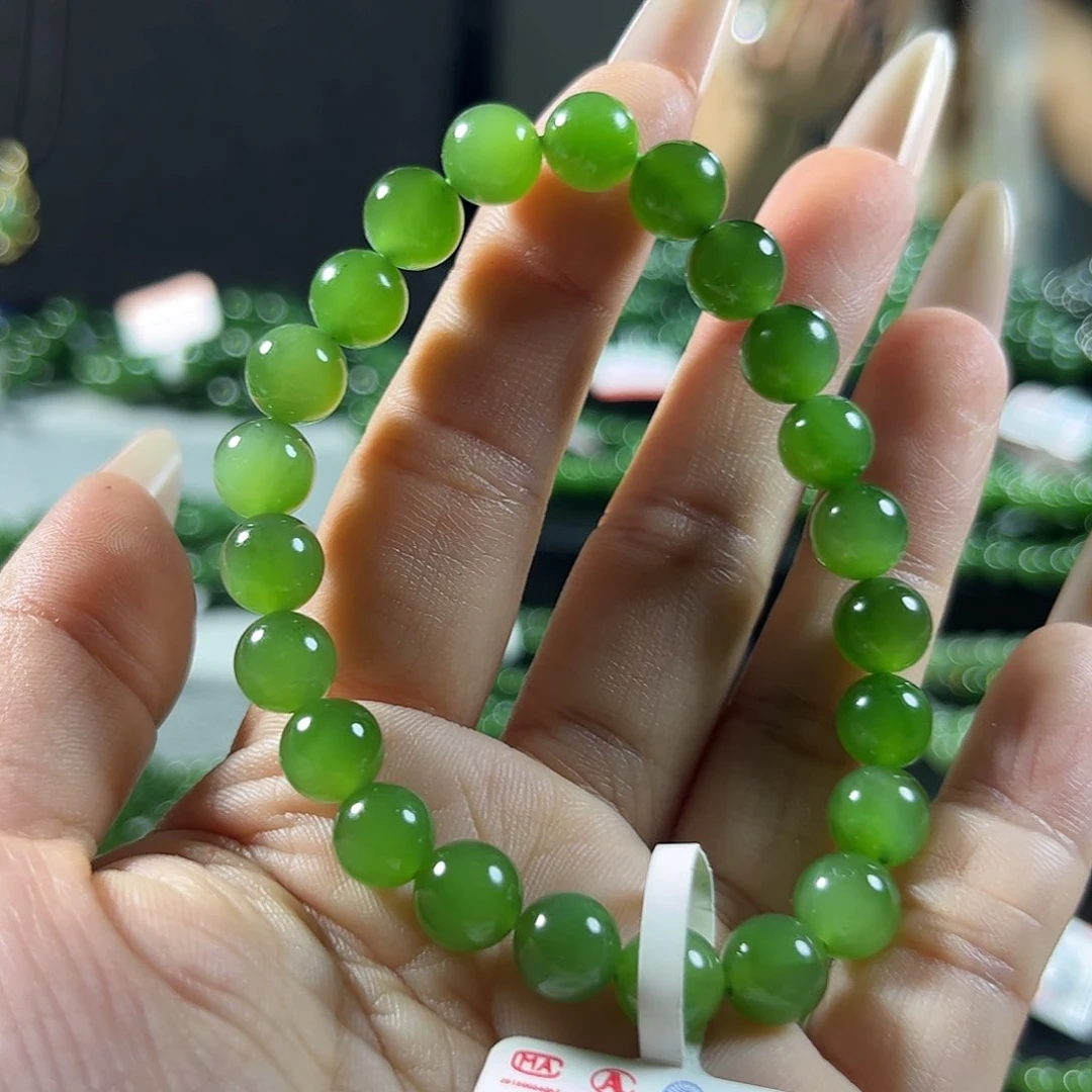 手链未镶嵌和田玉（碧玉）8