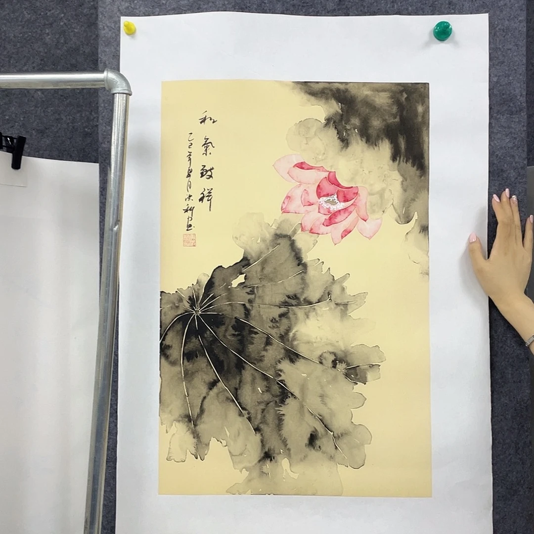 国画作品小姐姐放漏…