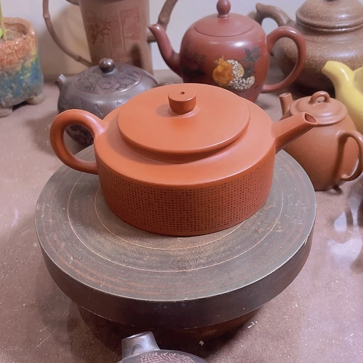 紫砂茶壶处理一把