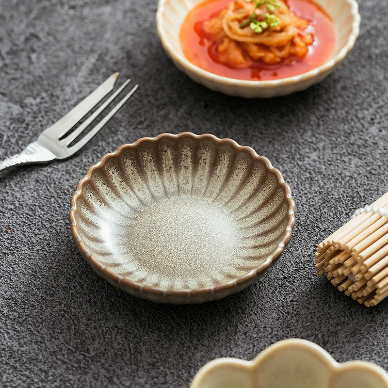 德化餐具2025年新款特别好看的精致釉下彩家用的陶瓷酱料碟蘸料碟