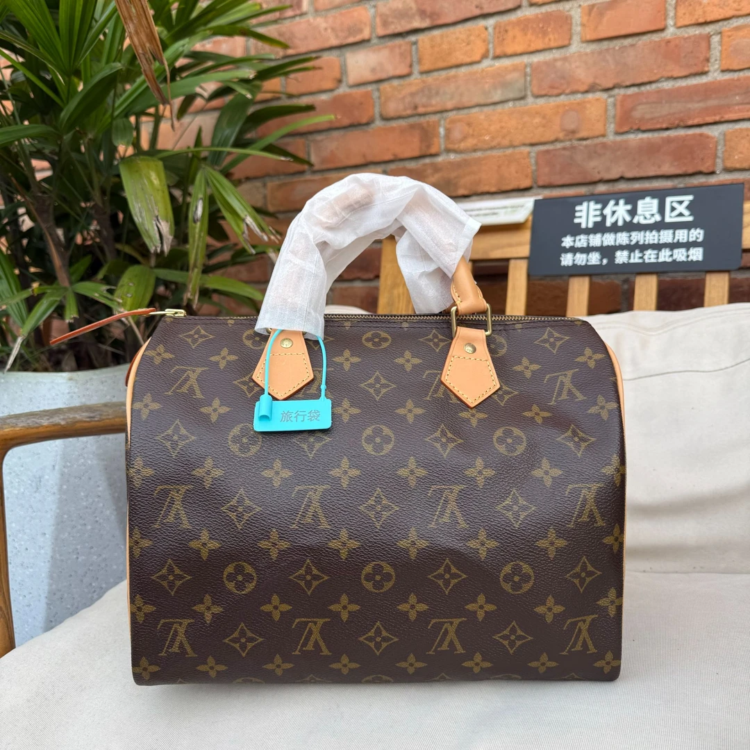 修复品LouisVuitton/路易威登Speedy30/40枕头包老花sp