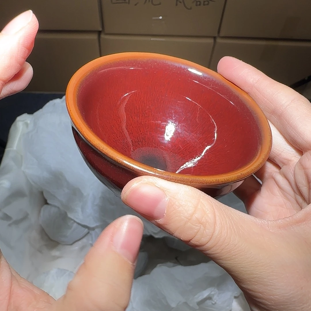 茶盏微瑕建盏，介意勿拍