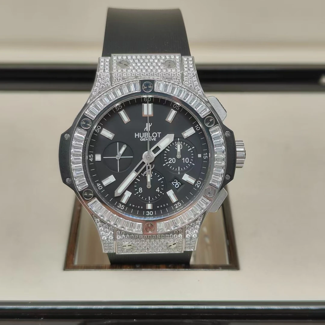 95新 Hublot/宇舶表 大爆炸系列/自动/表径44mm/外圈及表壳后钻